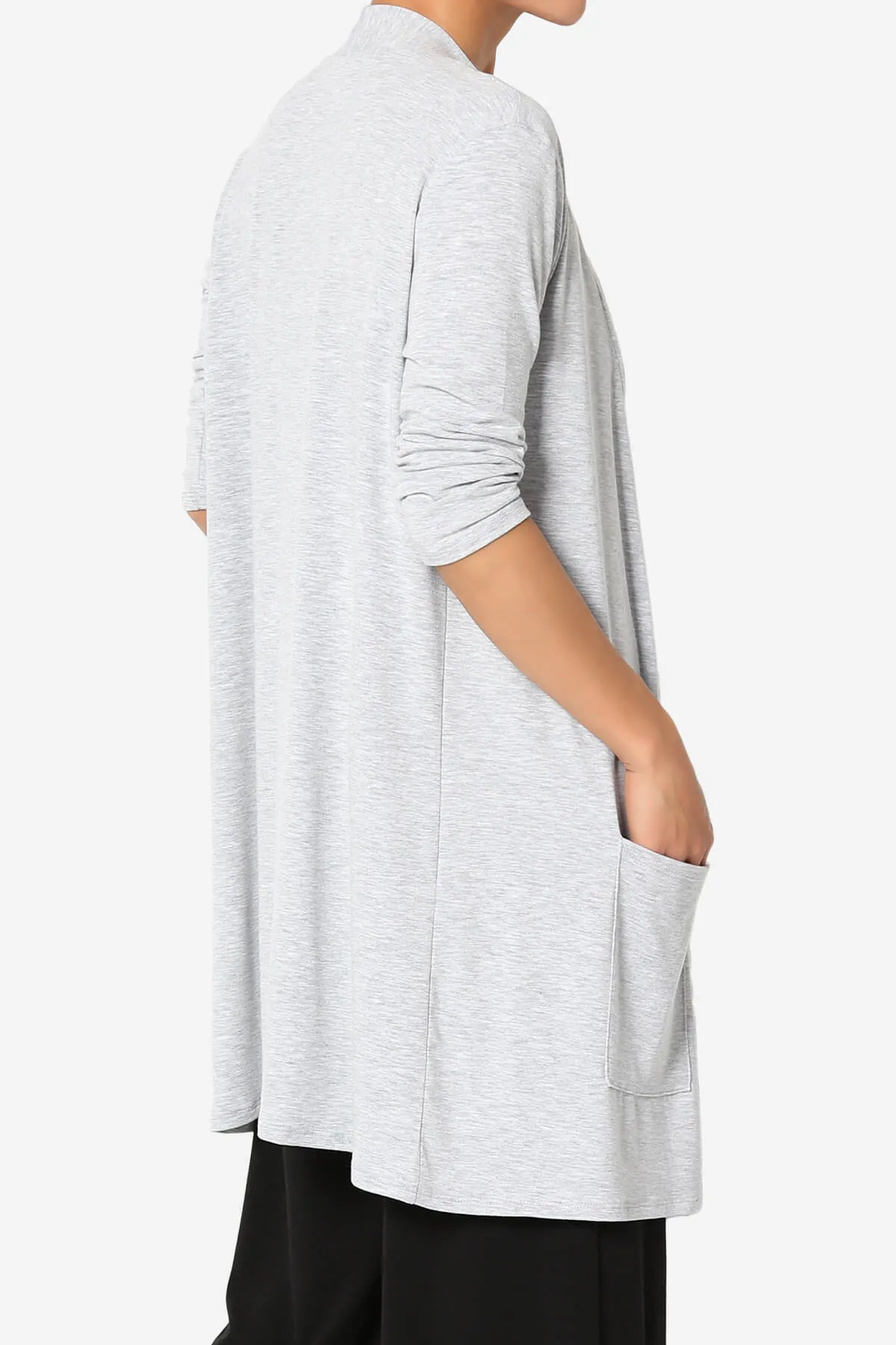 Daday Slouchy Pocket 3/4 Sleeve Cardigan PLUS