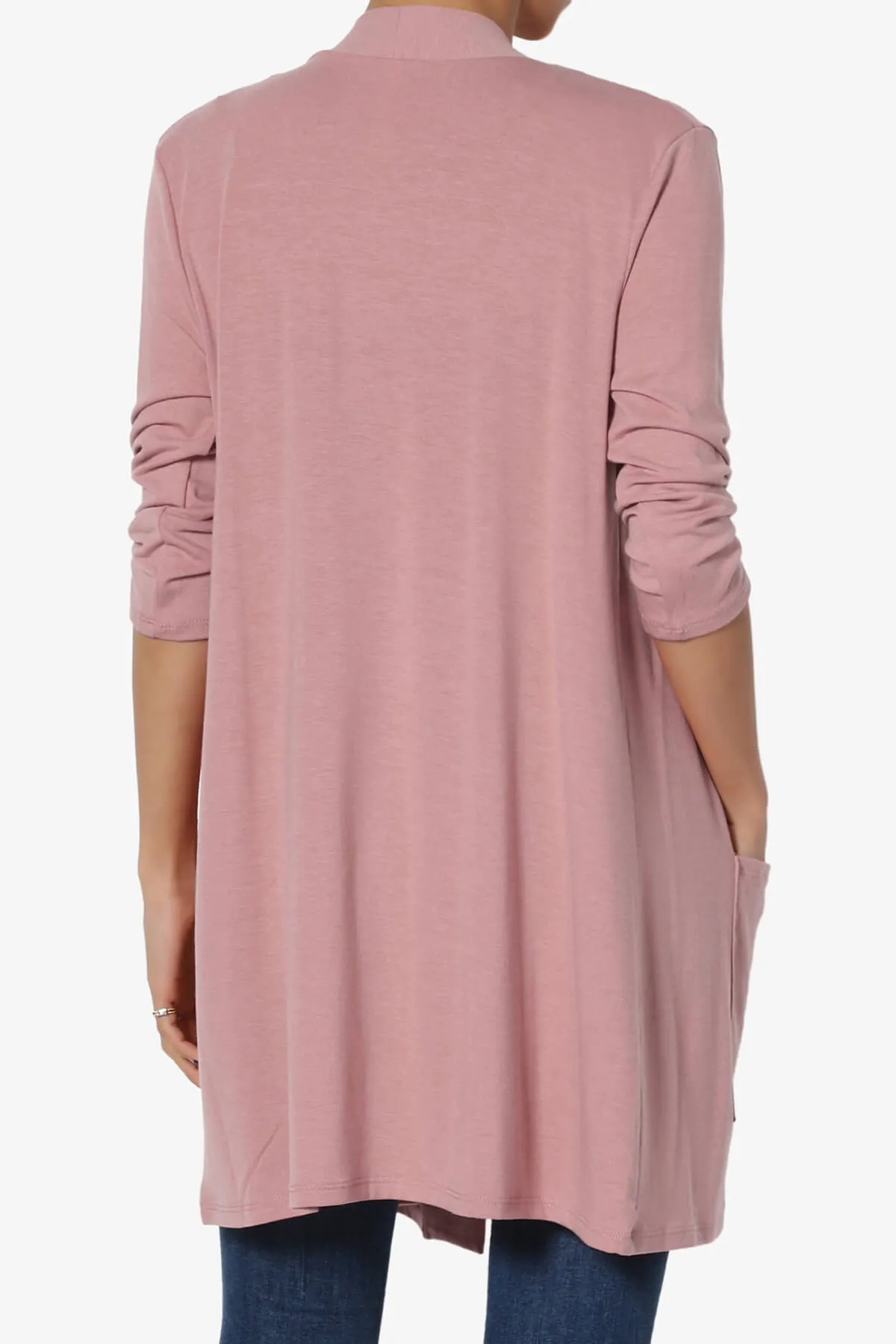 Daday Slouchy Pocket 3/4 Sleeve Cardigan PLUS