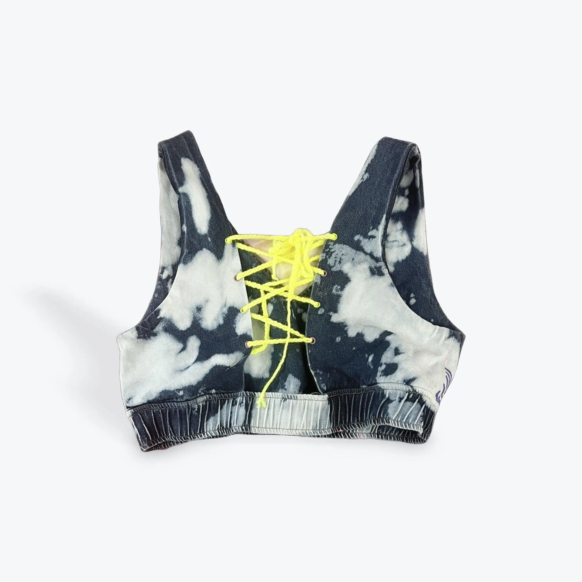 Denim Mami Crop