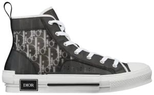 Dior B23 High 'Dior Oblique - Black White' Sneakers