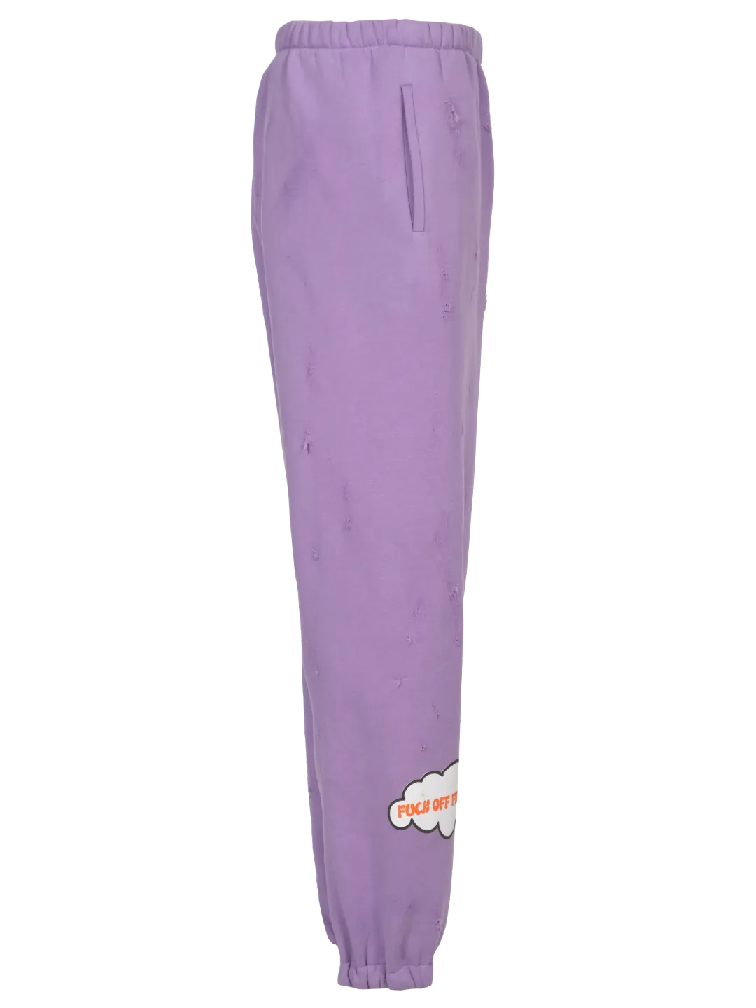 Distressed 'F*ck Off Friday' Jogging Pants