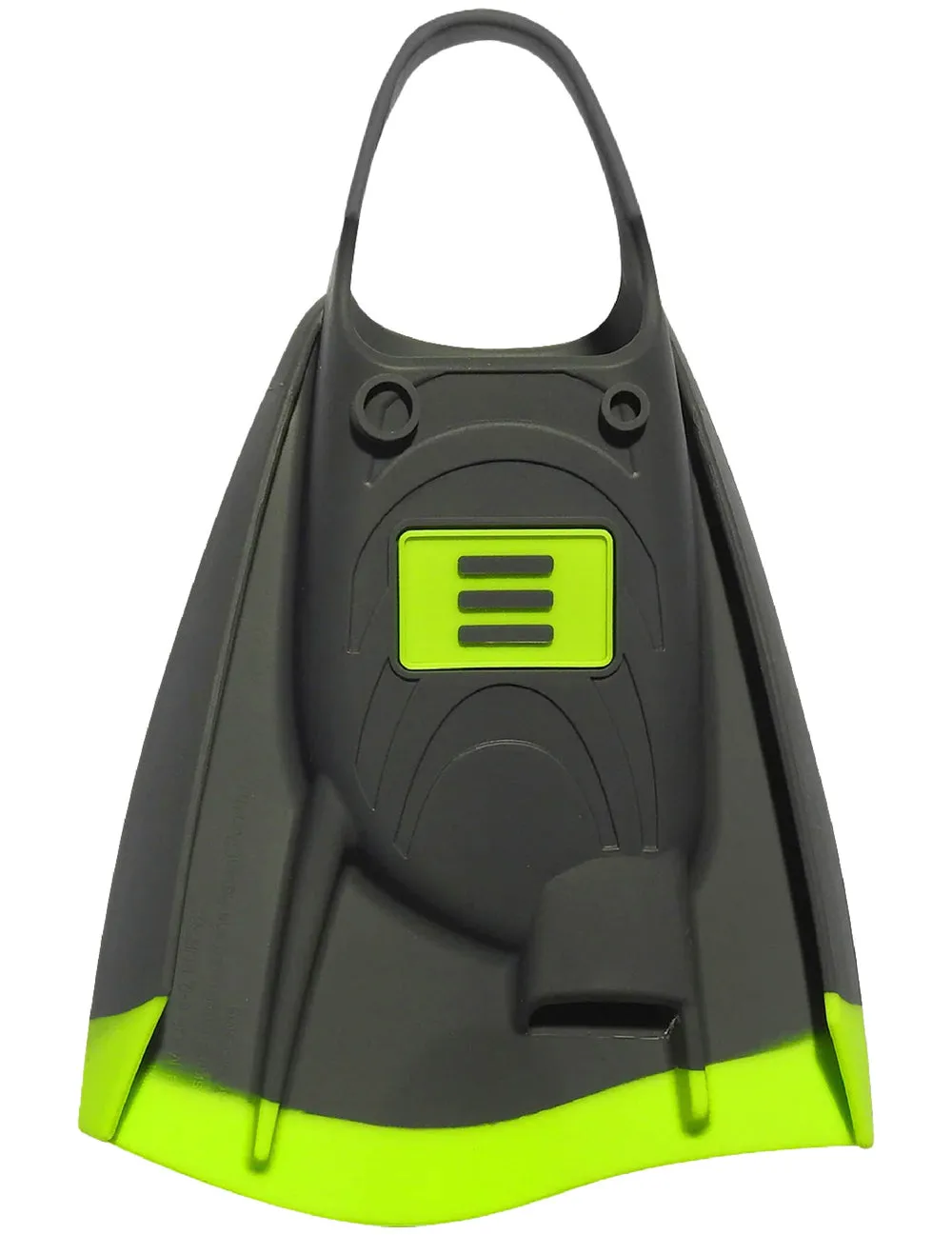 DMC Elite Max training fins - Charcoal/Fluoro