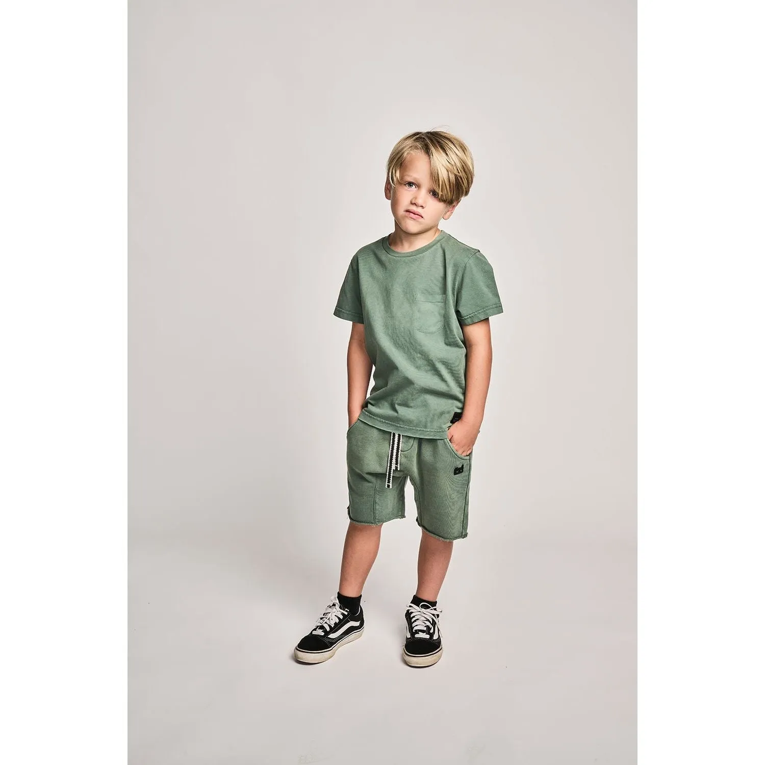 Dream Pkt Ss Tee - Mineral Green