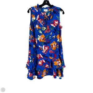 Dress Casual Short By Sugar Lips In Floral Print, Size: M