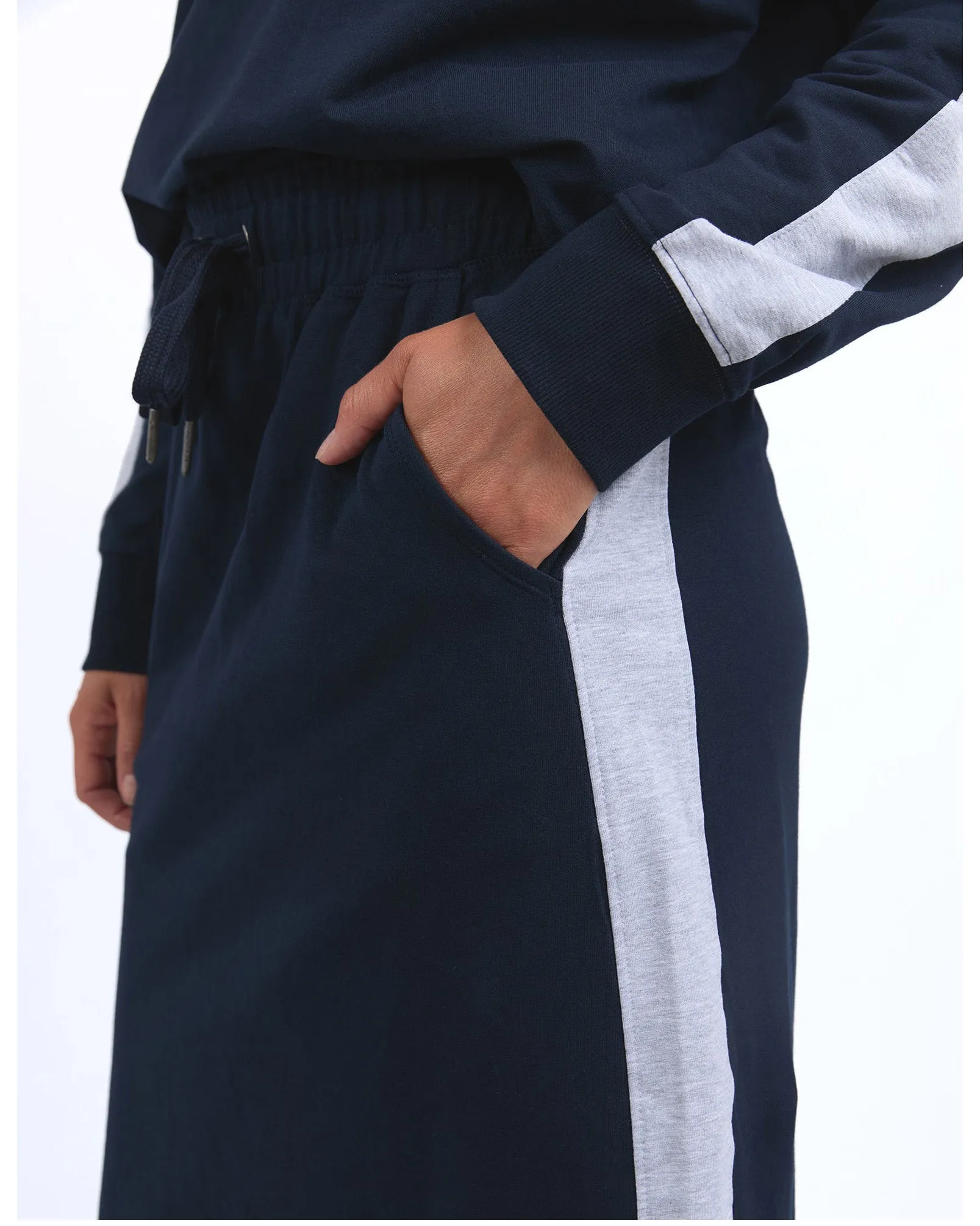 Elm Sloane Fleece Skirt - Navy
