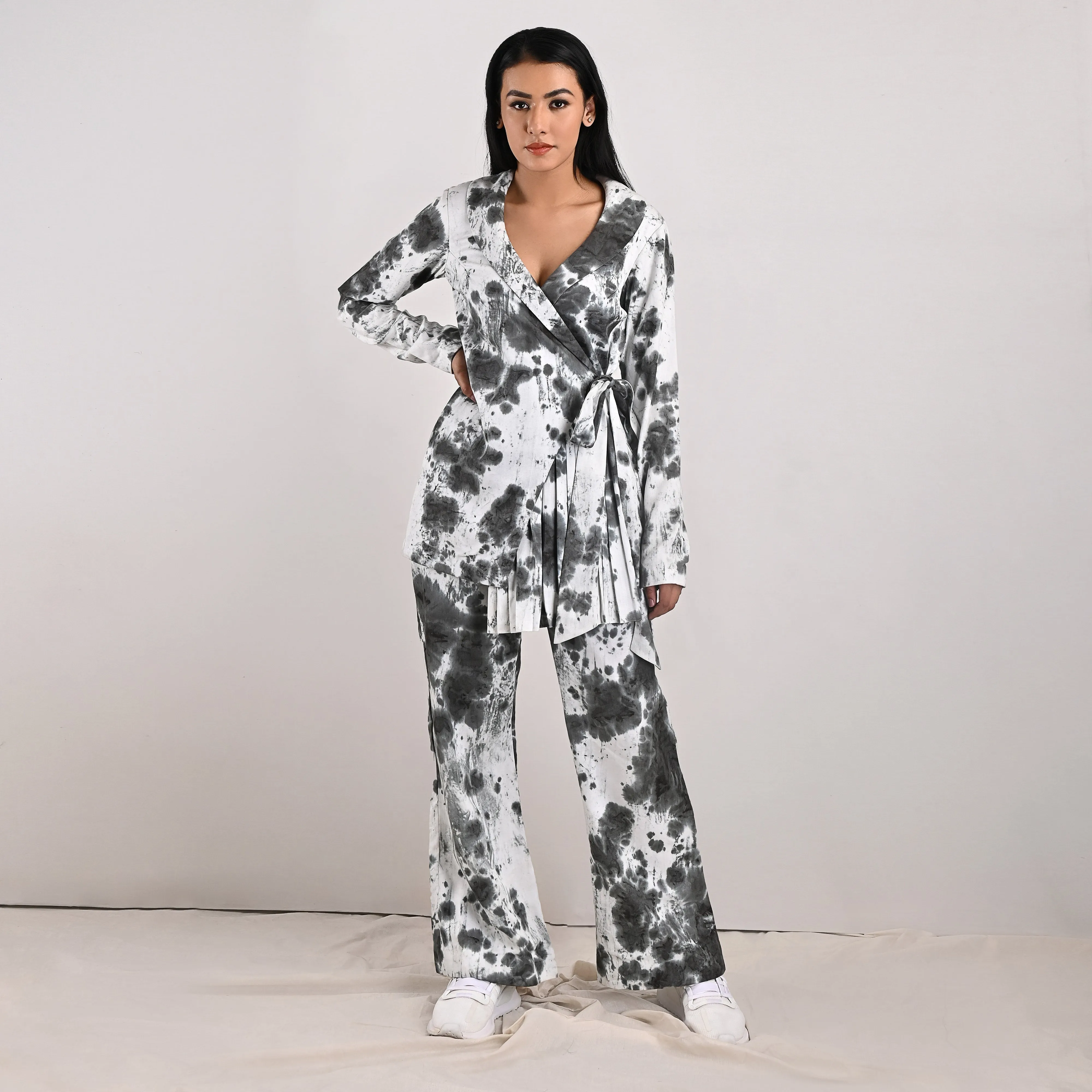 Emilia - Tie & Dye Jacket Set