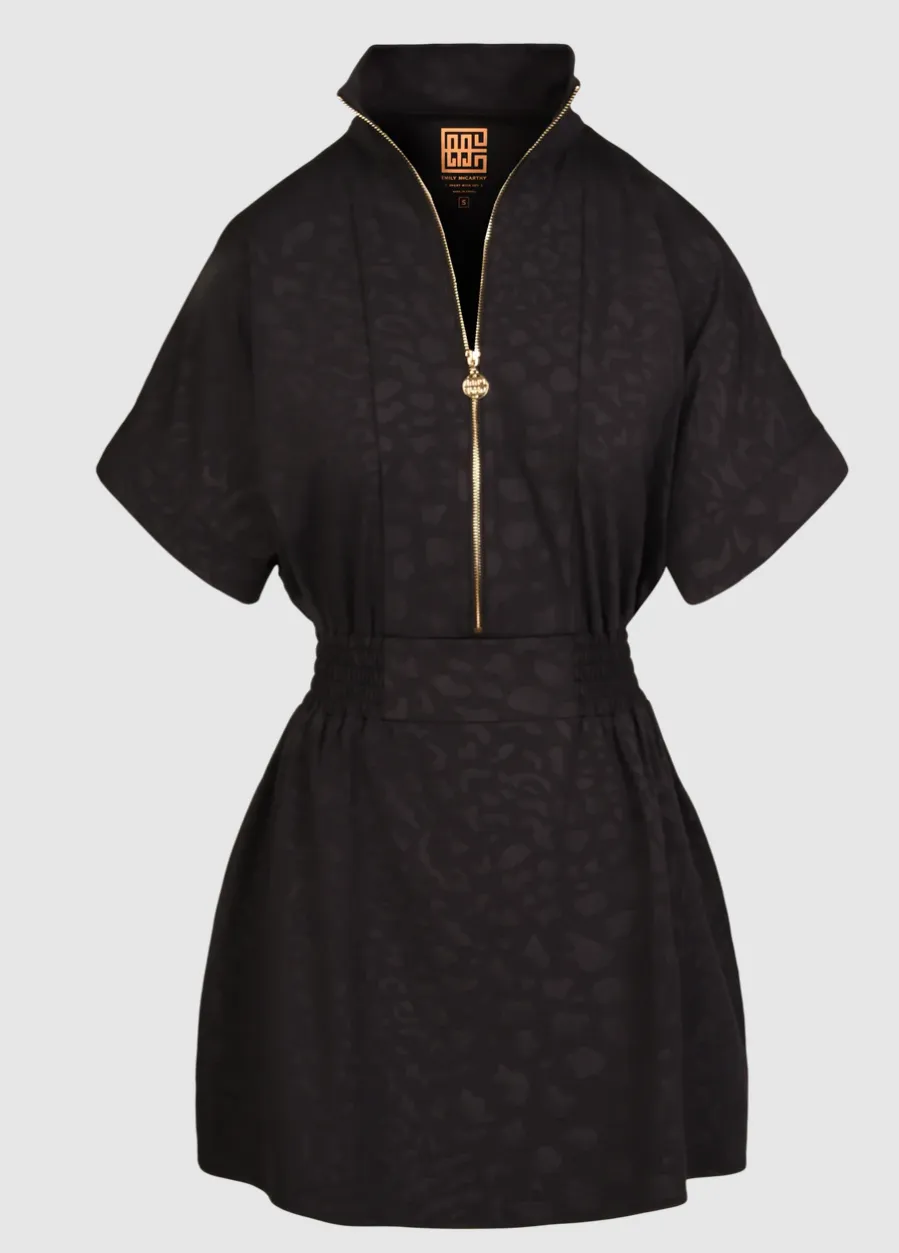 Emily McCarthy Pullover Dress - Midnight Cheetah