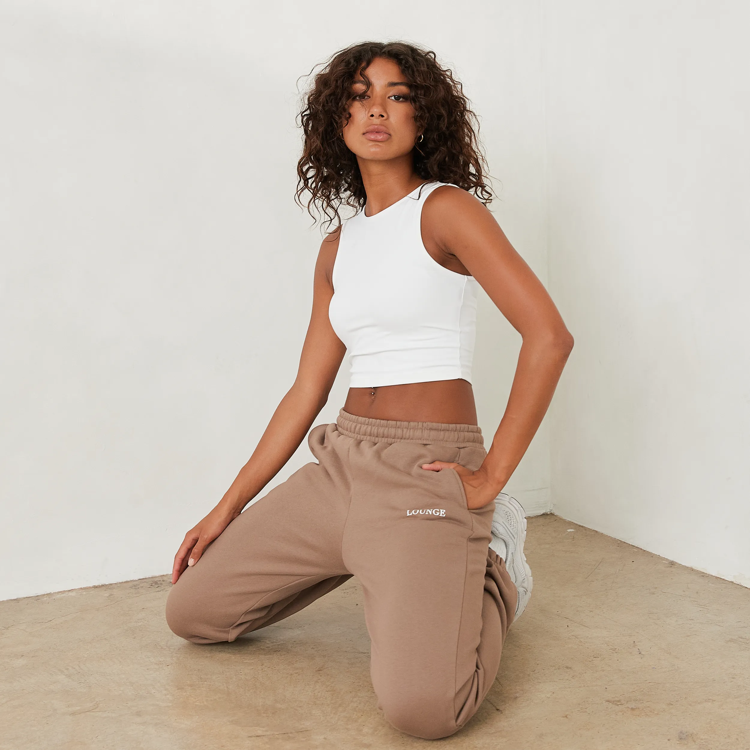 Essential Pantalon Jogging - Café