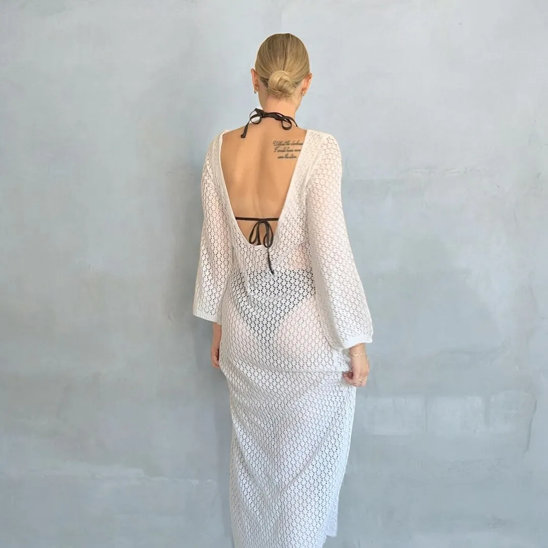 Eva Swimsuit Knit Cover-Up Beach Dress