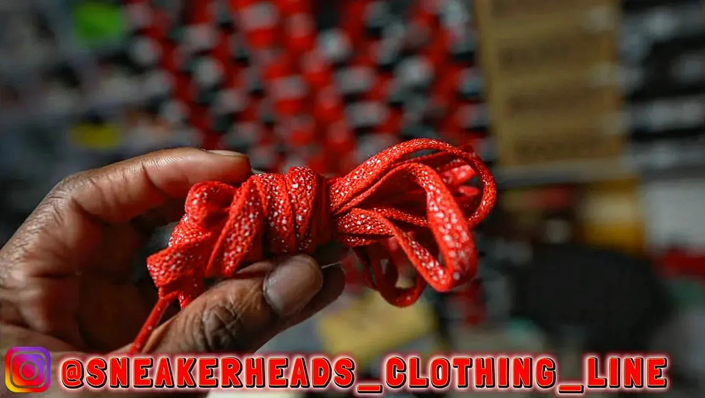 Exclusive "Fire Red Oreo" LE Custom Shoelaces