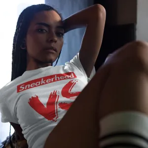 EXCLUSIVE SNEAKERHEAD vs HYPEBEAST LE Tshirt (White)