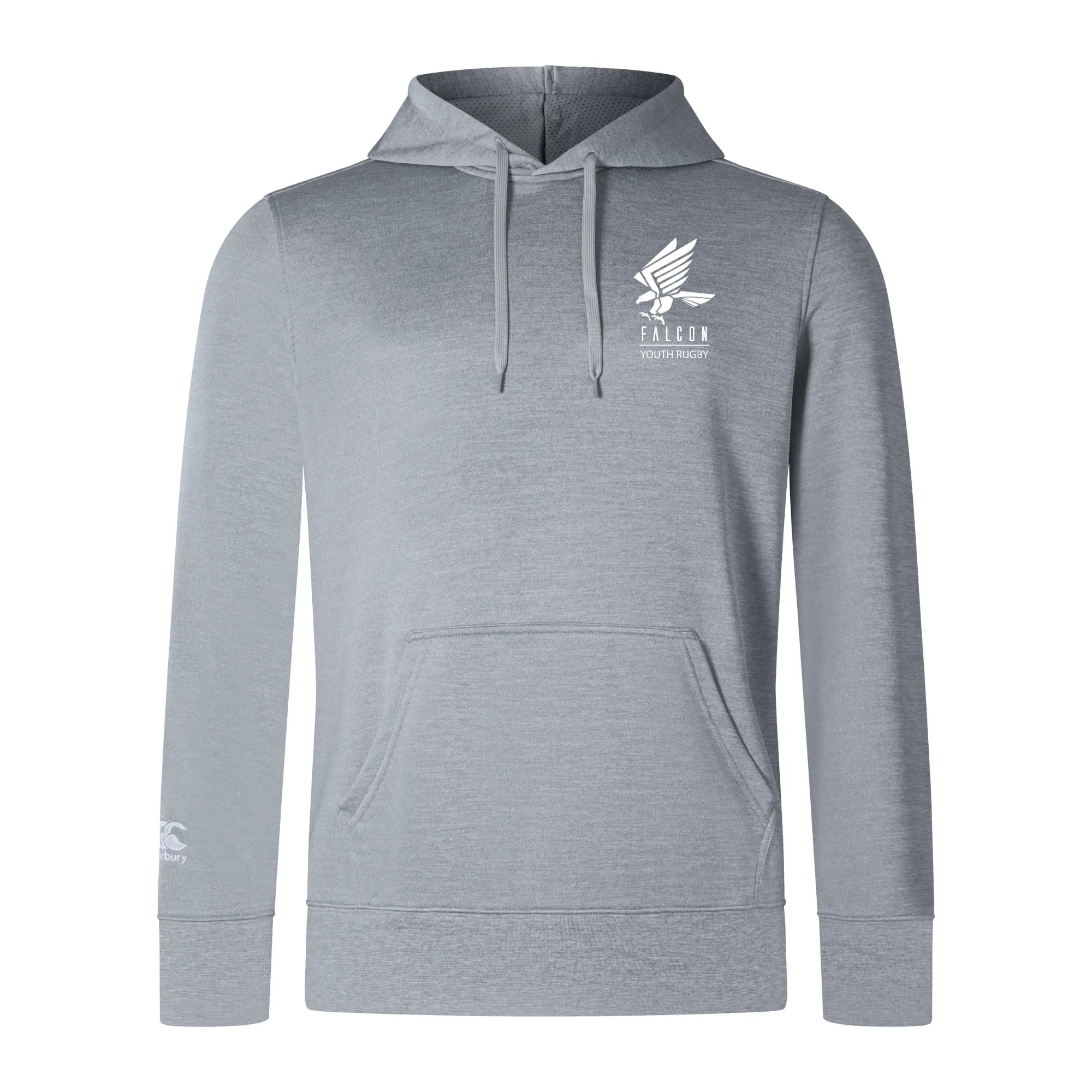 Falcon Youth Rugby Embroidered Club Lightweight Hoodie by Canterbury