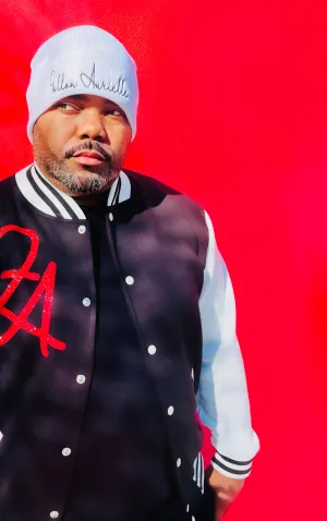 Fallon Aurielle Signature Beanie Hat (White & Black)
