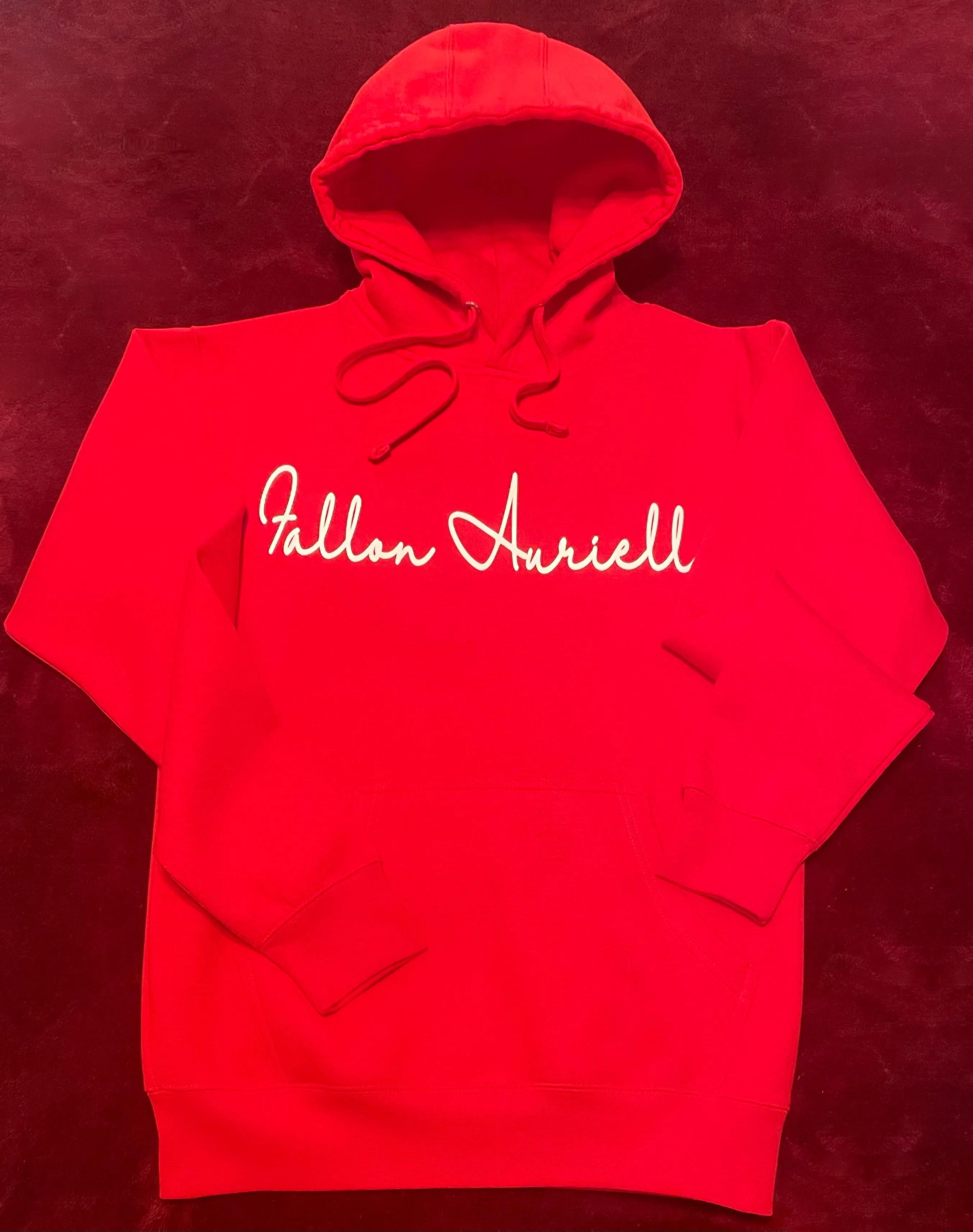 Fallon Aurielle Unisex Signature Classic Jogging Set (Red & White)