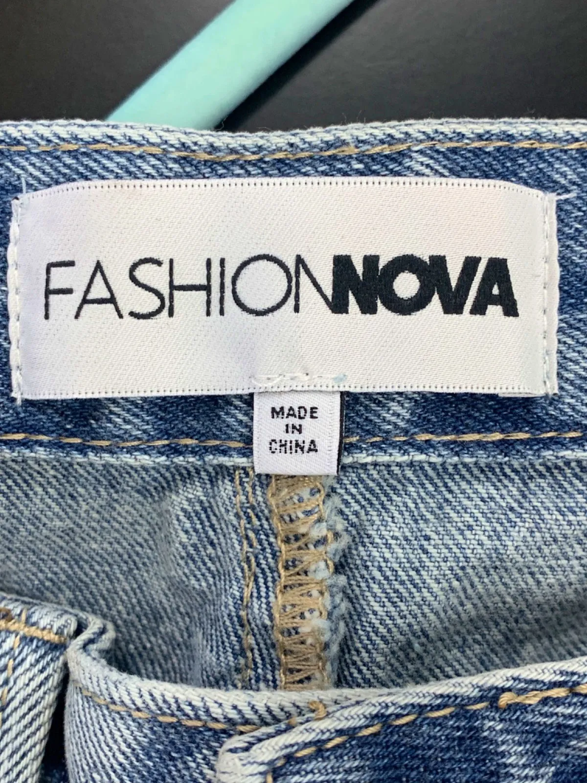 Fashion Nova Light Blue High Waist Denim Jeans Size 1