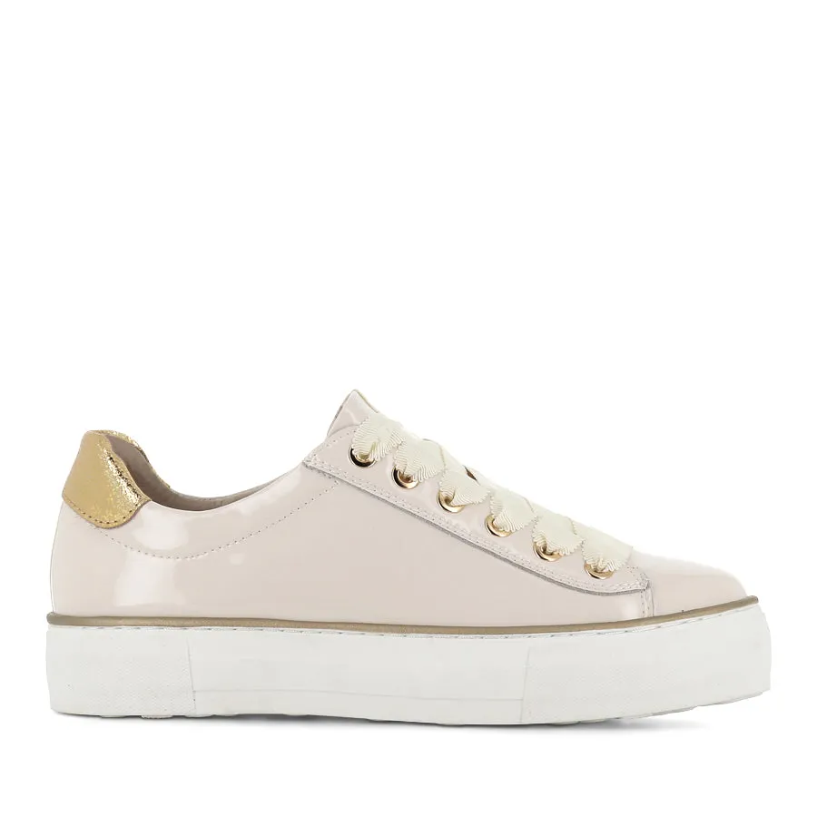 FINNI - IVORY GOLD GLAM PATENT