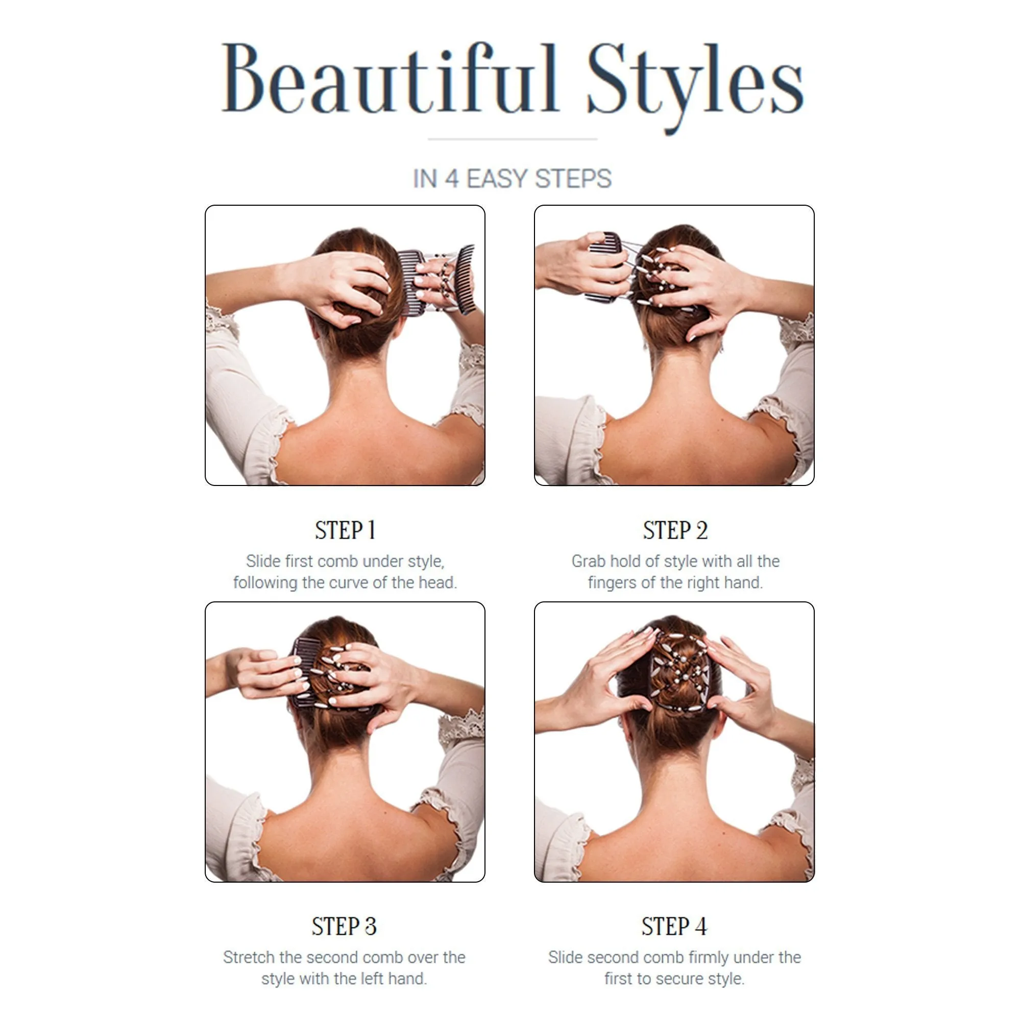 Flexible Butterfly Hair Clip (Stronger Version)--Random Style