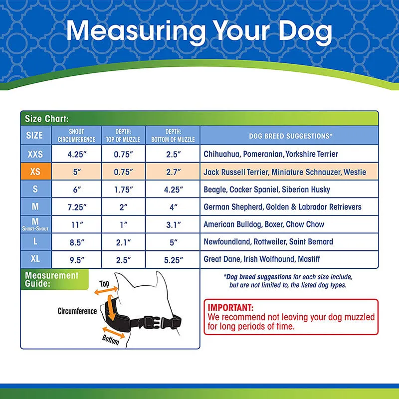 Four Paws Walk-About Quick-Fit Muzzle