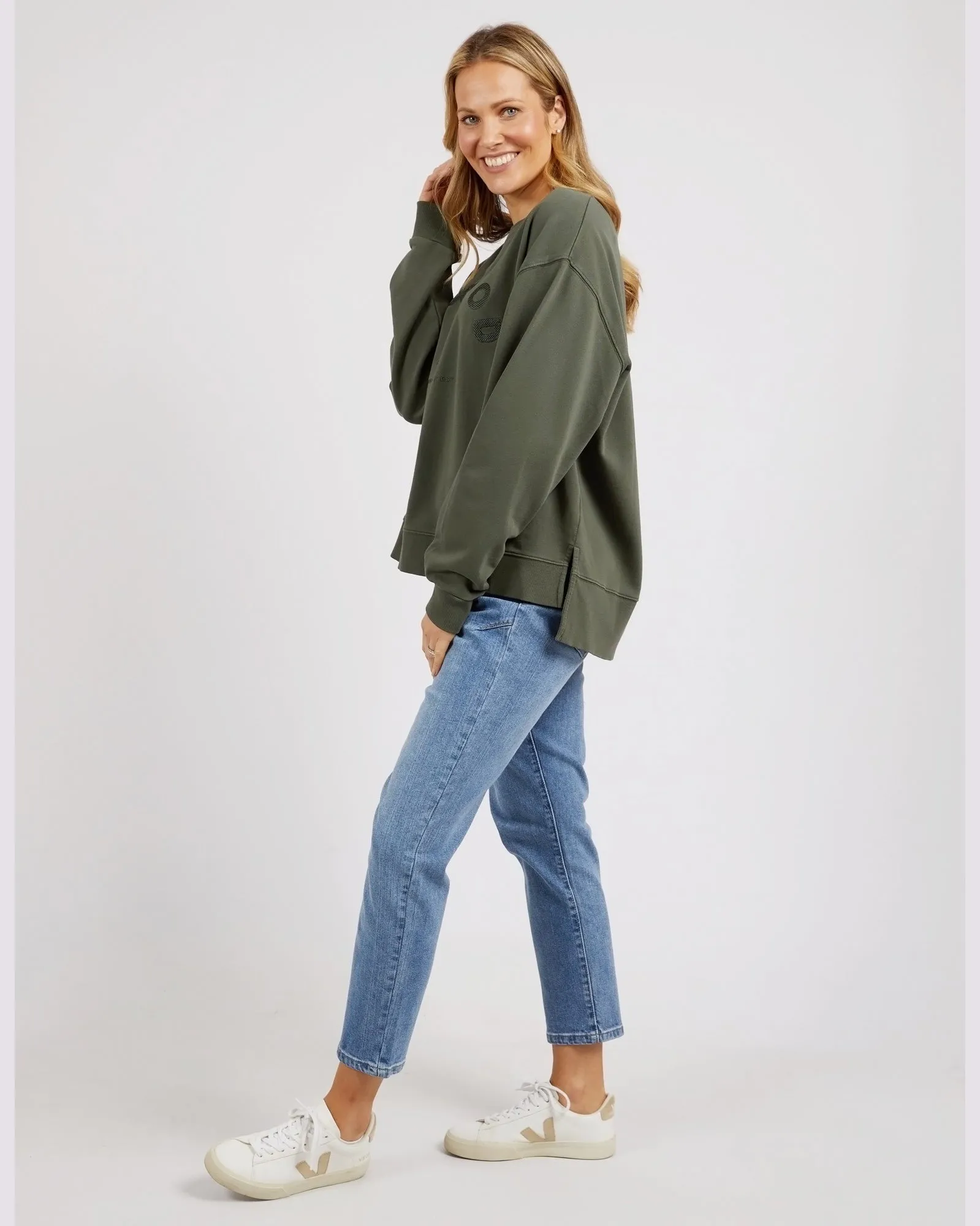 Foxwood Effortless Crew - Khaki