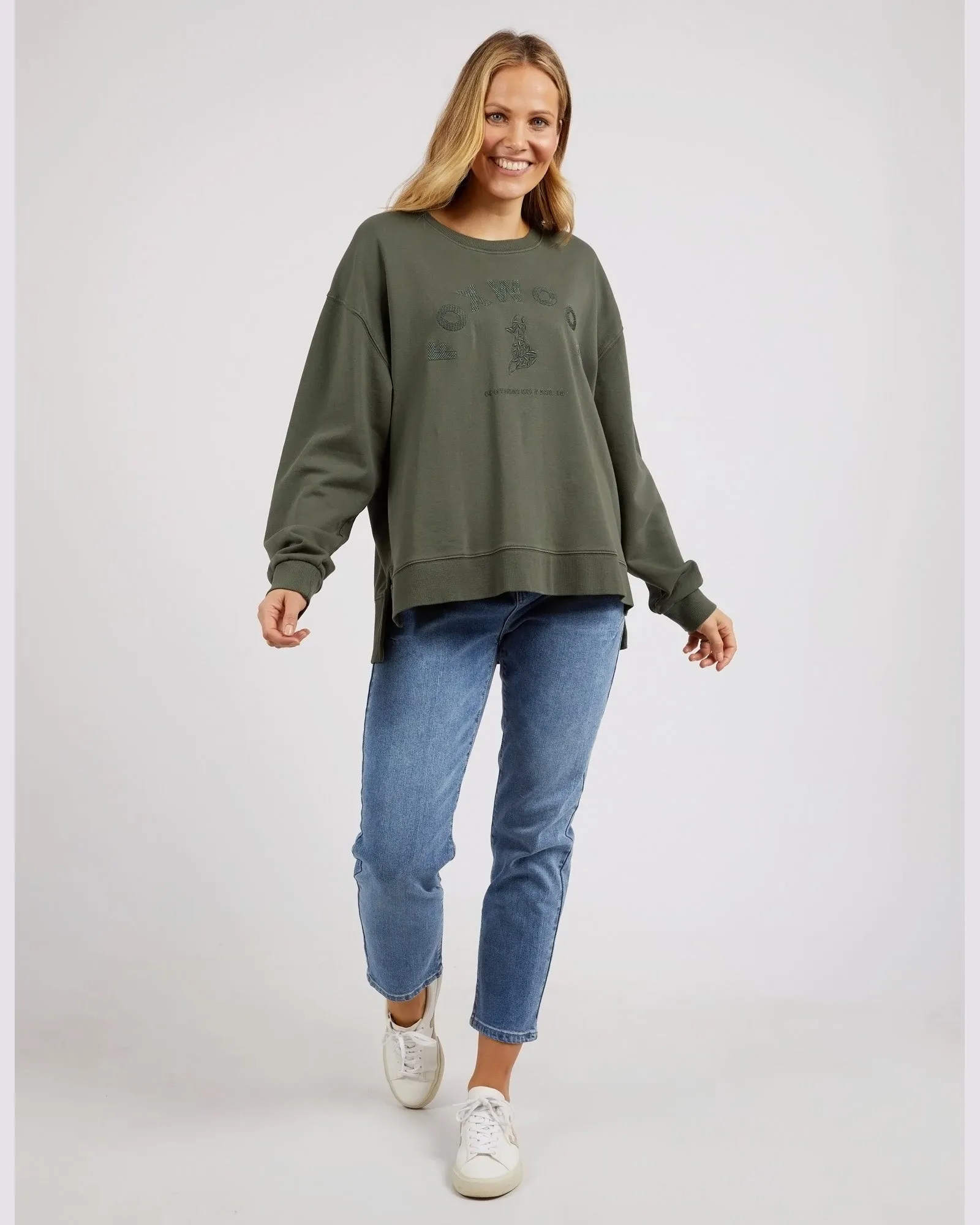 Foxwood Effortless Crew - Khaki