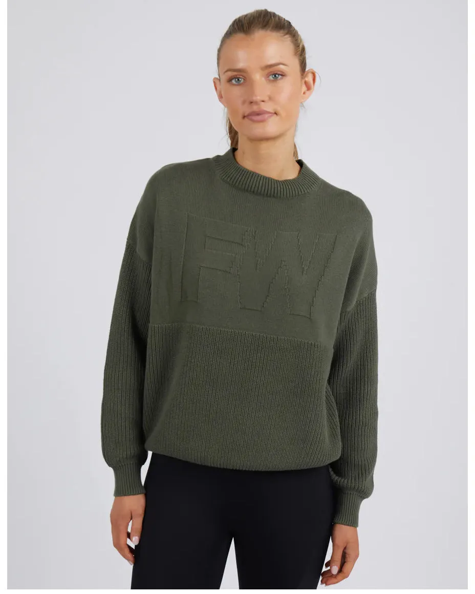 Foxwood Leisurefit Knit- Khaki