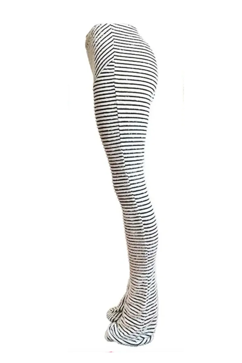 FUZZY STRIPED SLIP-ON | PANTS (S-XXL)