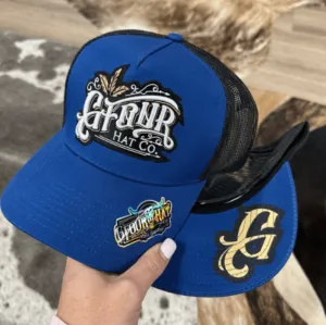 GFOUR Cap Mid Rise Trucker Cobalt