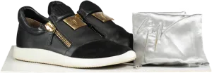 Giuseppe Zanotti Black Suede and Leather Sneakers 👟 UK 08 (EU 41) 👟