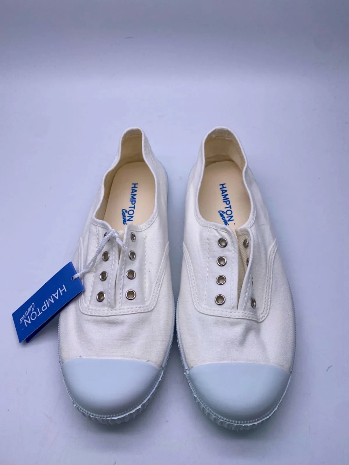 Hampton White Canvas Sneakers EU 38 uk 5