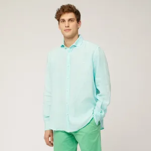 Harmont & Blaine Linen Shirt - Light Blue