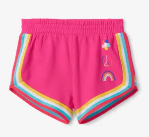 Hatley Fuchsia Purple Terry Jogging Shorts