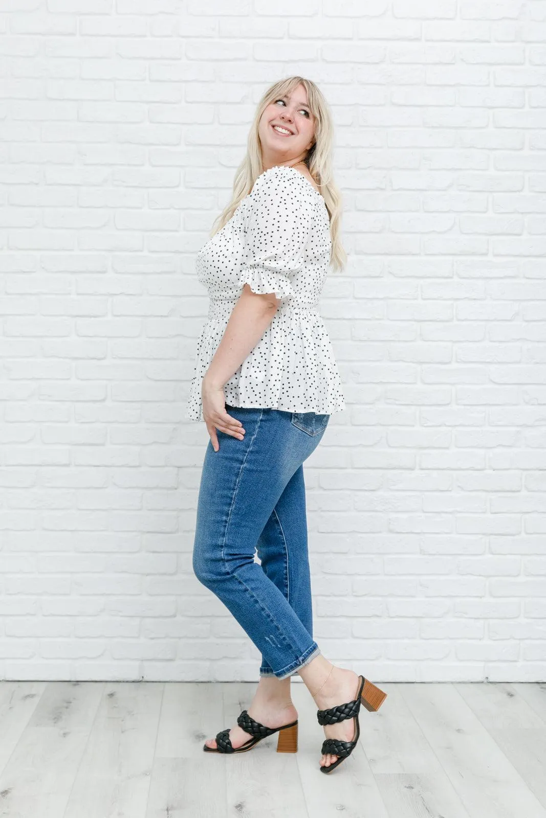 Hazel Blues® | Chose Me Dotted Top