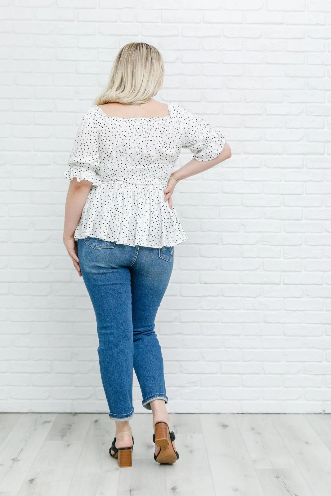 Hazel Blues® | Chose Me Dotted Top