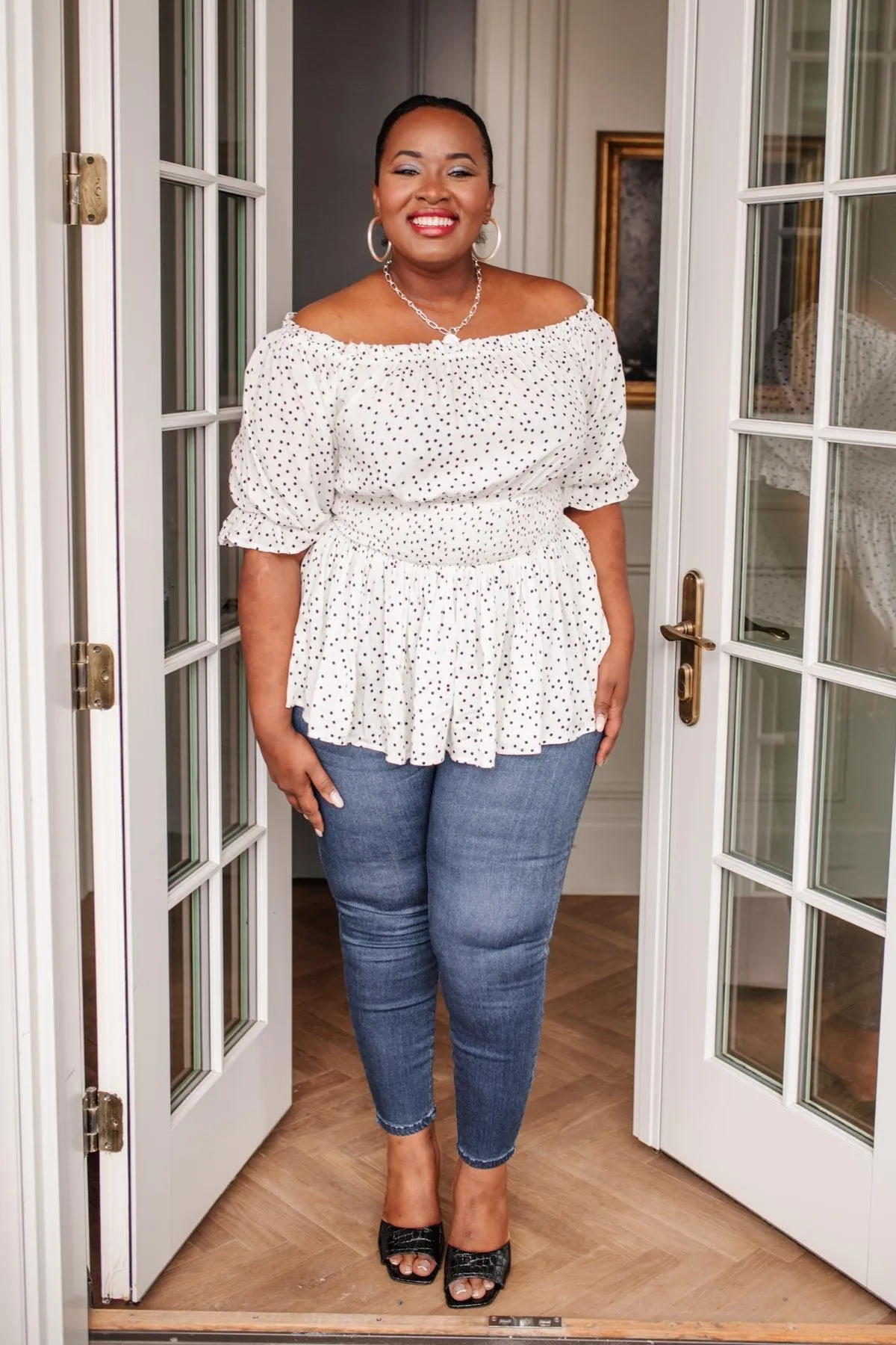 Hazel Blues® | Chose Me Dotted Top