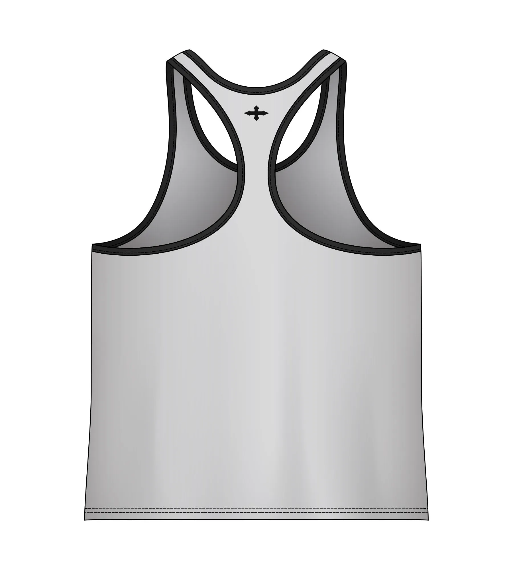 Heritage Gym Singlet - Zeus White