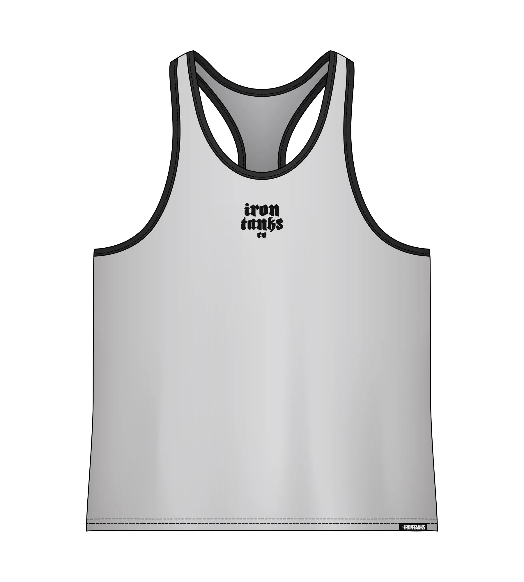 Heritage Gym Singlet - Zeus White