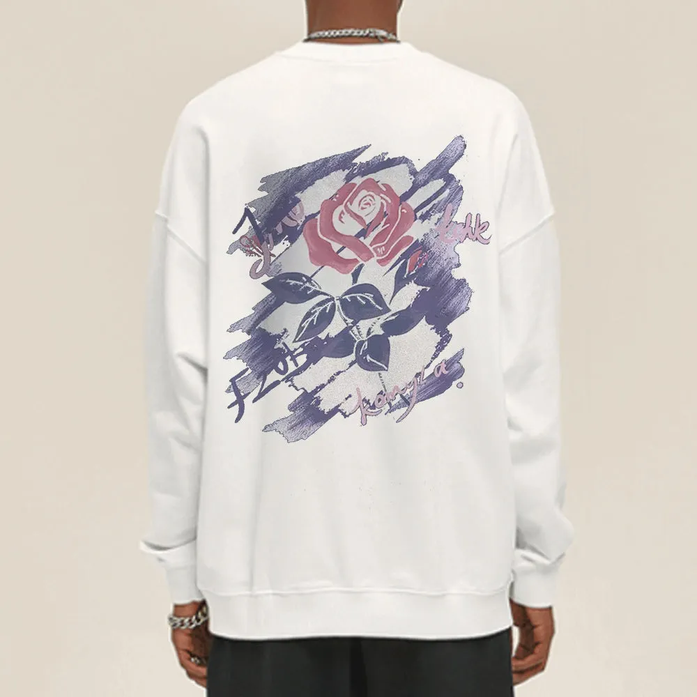 High Street Doodle Rose Sweatshirt