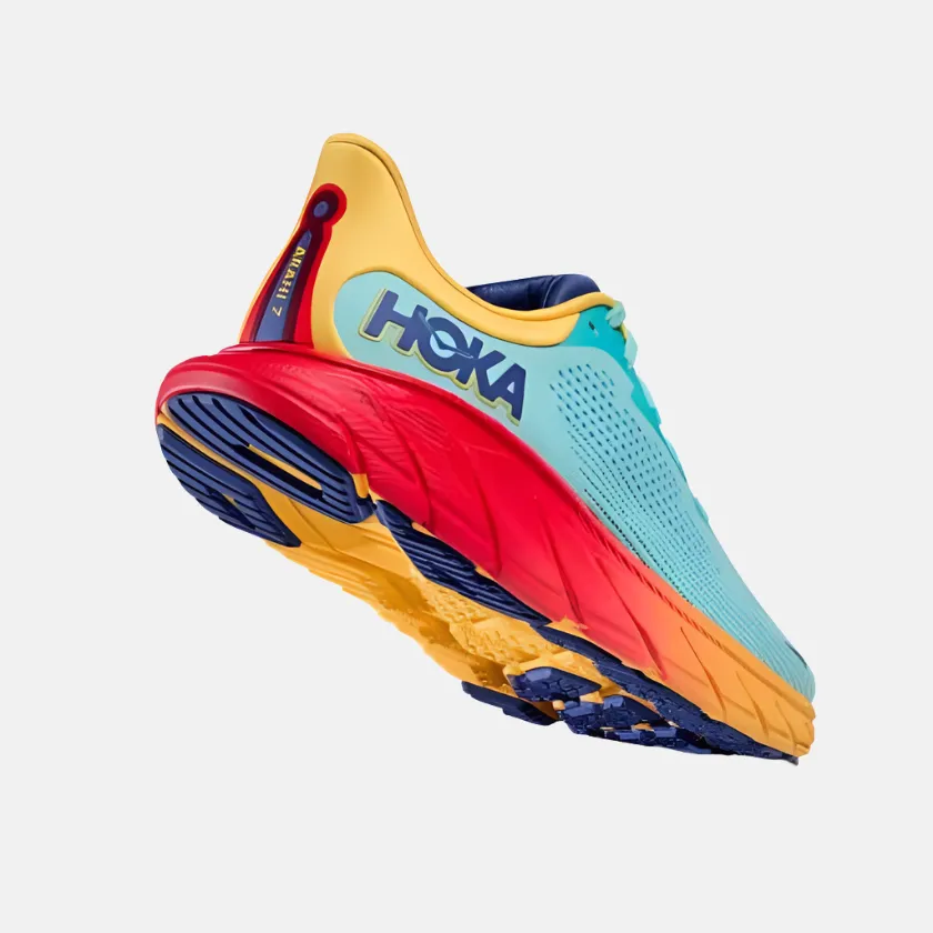 Hoka Arahi 7 Men's Running Shoes -Cloudless/Poppy