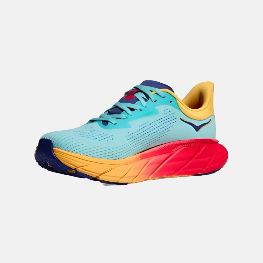 Hoka Arahi 7 Men's Running Shoes -Cloudless/Poppy