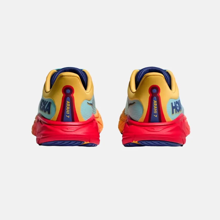 Hoka Arahi 7 Men's Running Shoes -Cloudless/Poppy