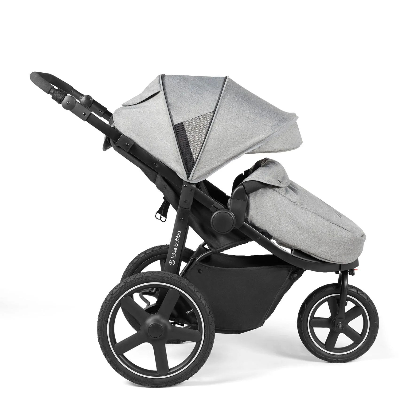 Ickle Bubba Venus Max Jogger Stroller - Black/Space Grey