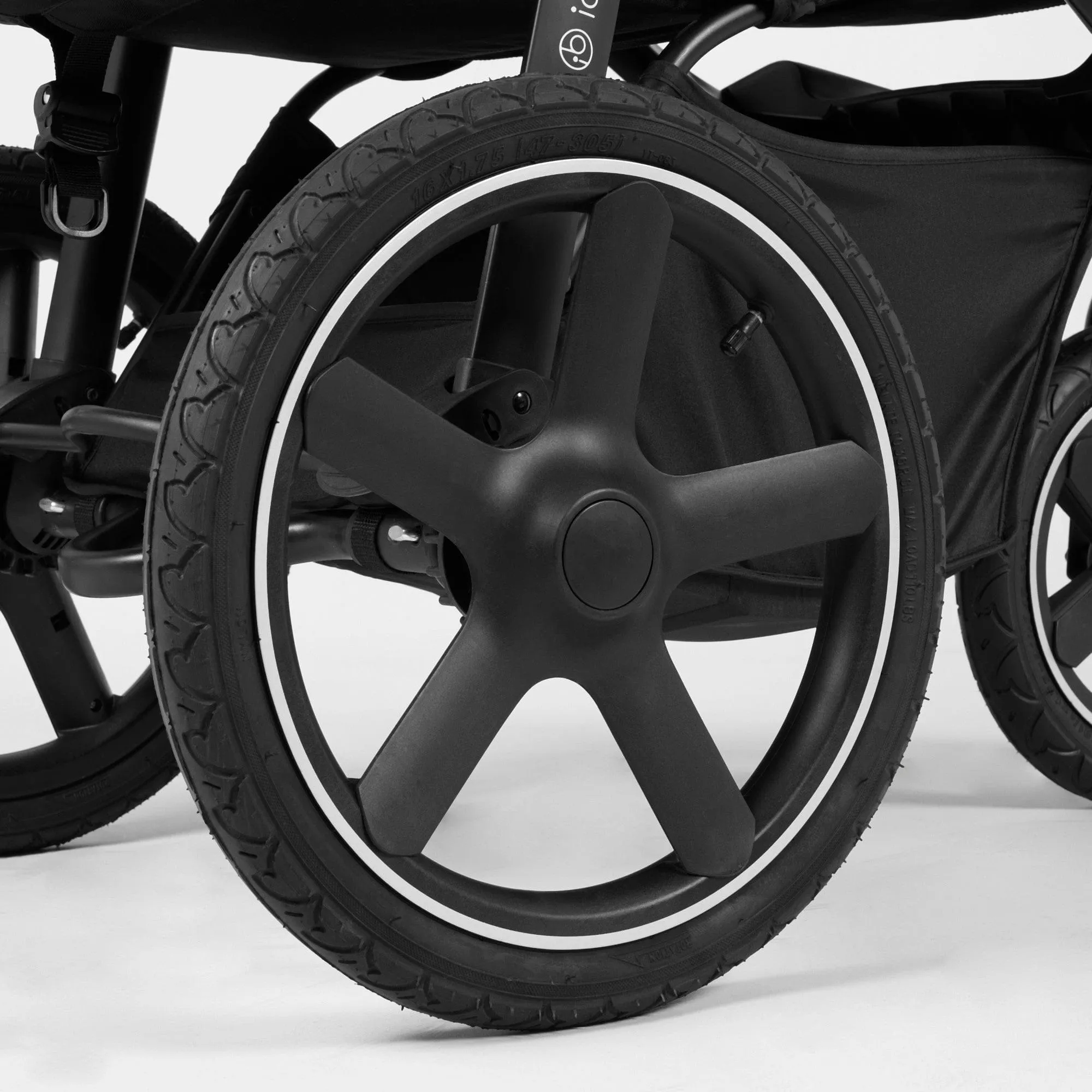 Ickle Bubba Venus Max Jogger Stroller - Black/Space Grey