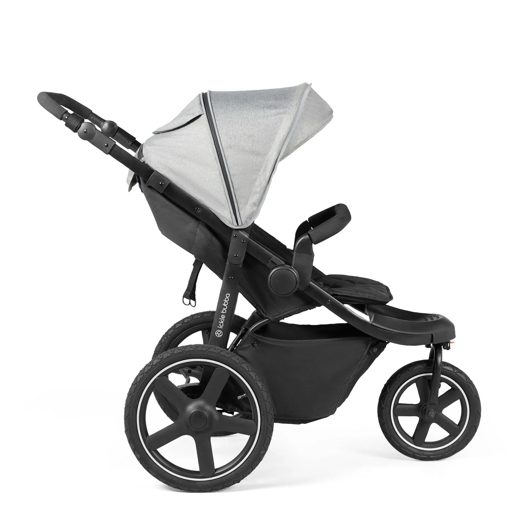 Ickle Bubba Venus Max Jogger Stroller - Black/Space Grey