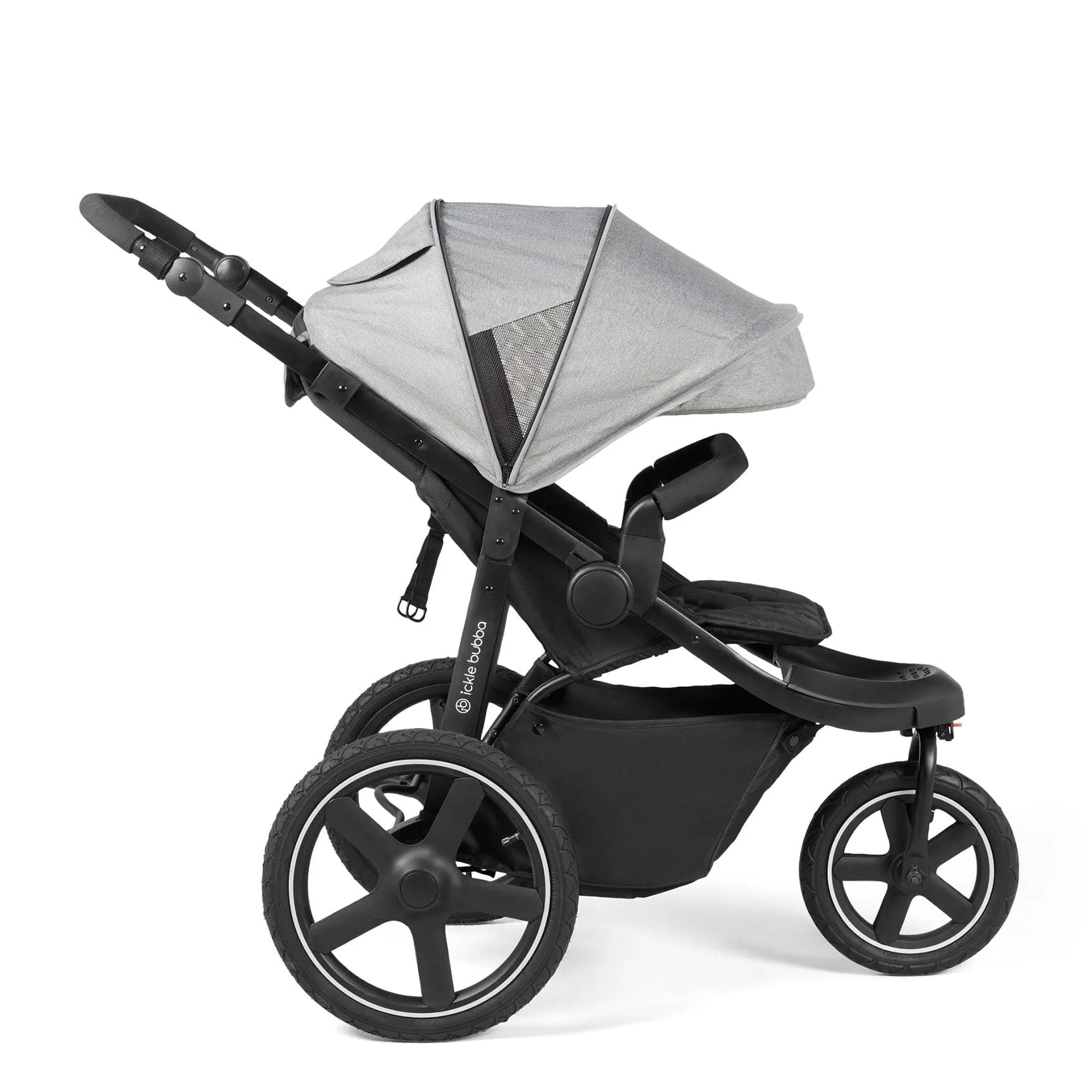 Ickle Bubba Venus Max Jogger Stroller - Black/Space Grey