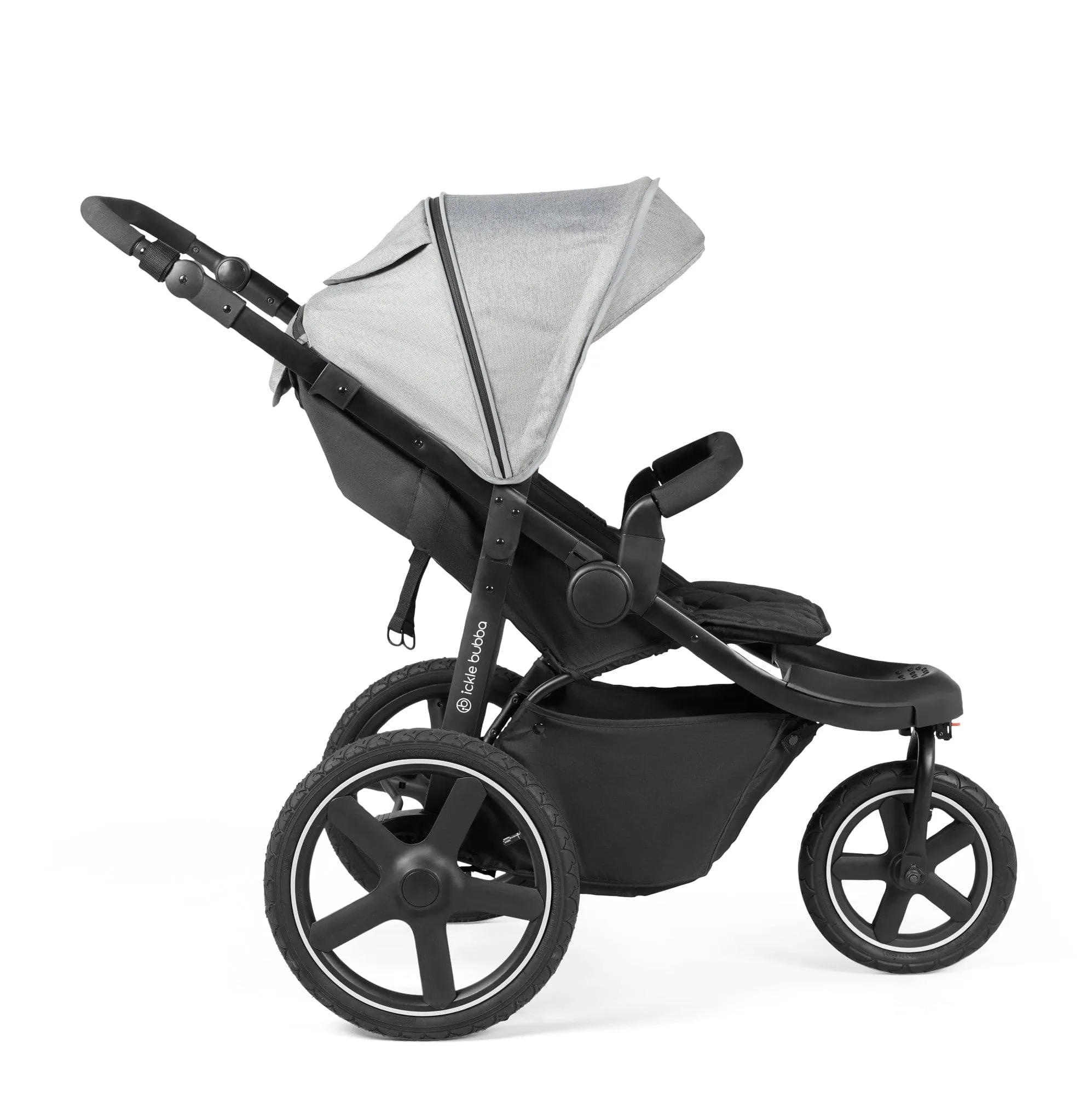 Ickle Bubba Venus Max Jogger Stroller - Black/Space Grey