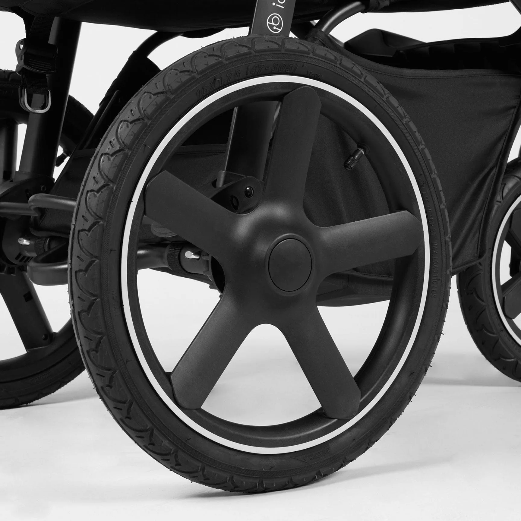 Ickle Bubba Venus Prime Jogger Stroller in Black/Space Grey