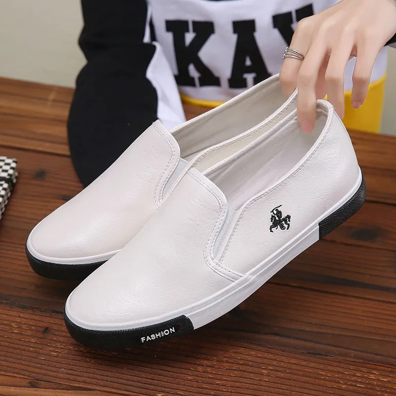 INSTOCK-Men's slip-on formal stylish vulcanized rubber work