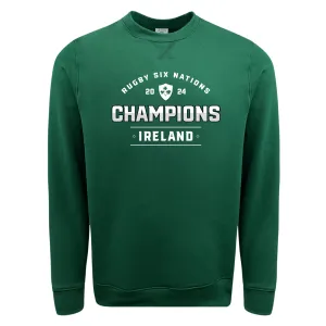 Ireland 6 Nations 2024 Champions Fleece Crewneck Sweatshirt