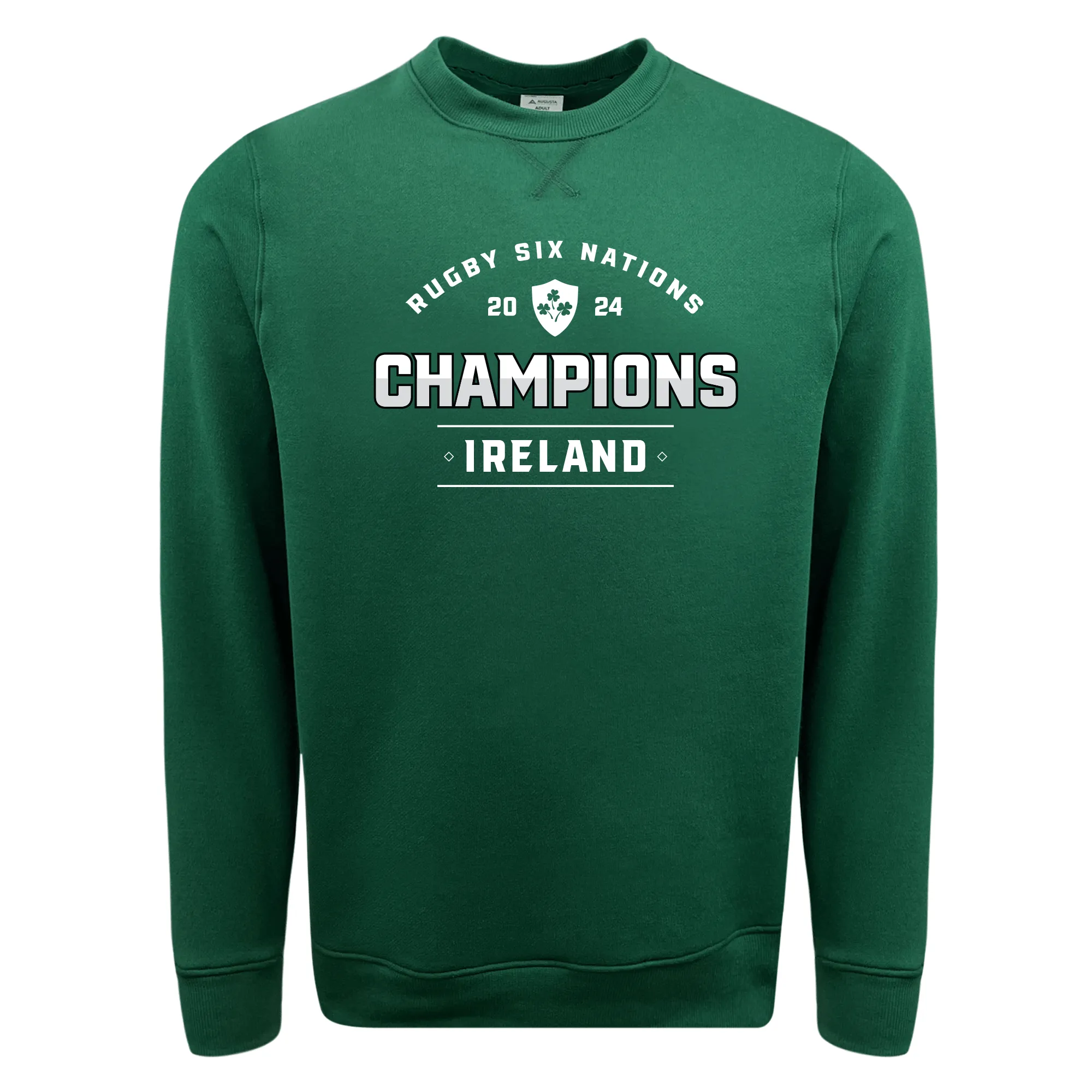 Ireland 6 Nations 2024 Champions Fleece Crewneck Sweatshirt