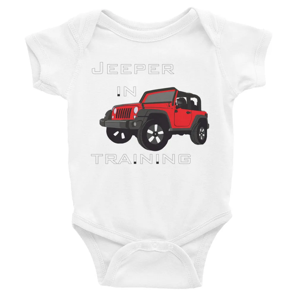 Jeeper in Training Body Suit